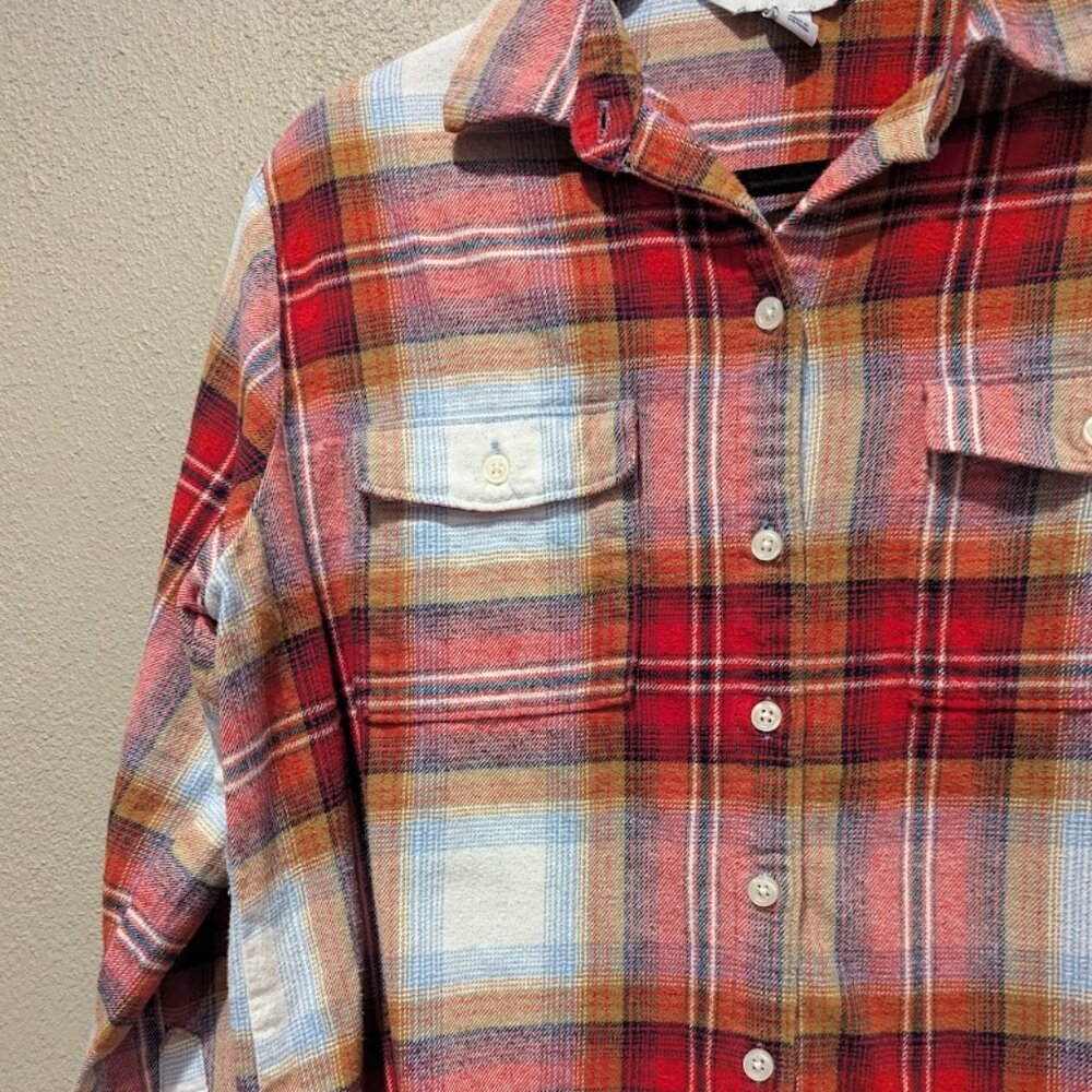 Old Navy  * Plaid Boyfriend Shirt * Women’s Size Small - Picture 3 of 3